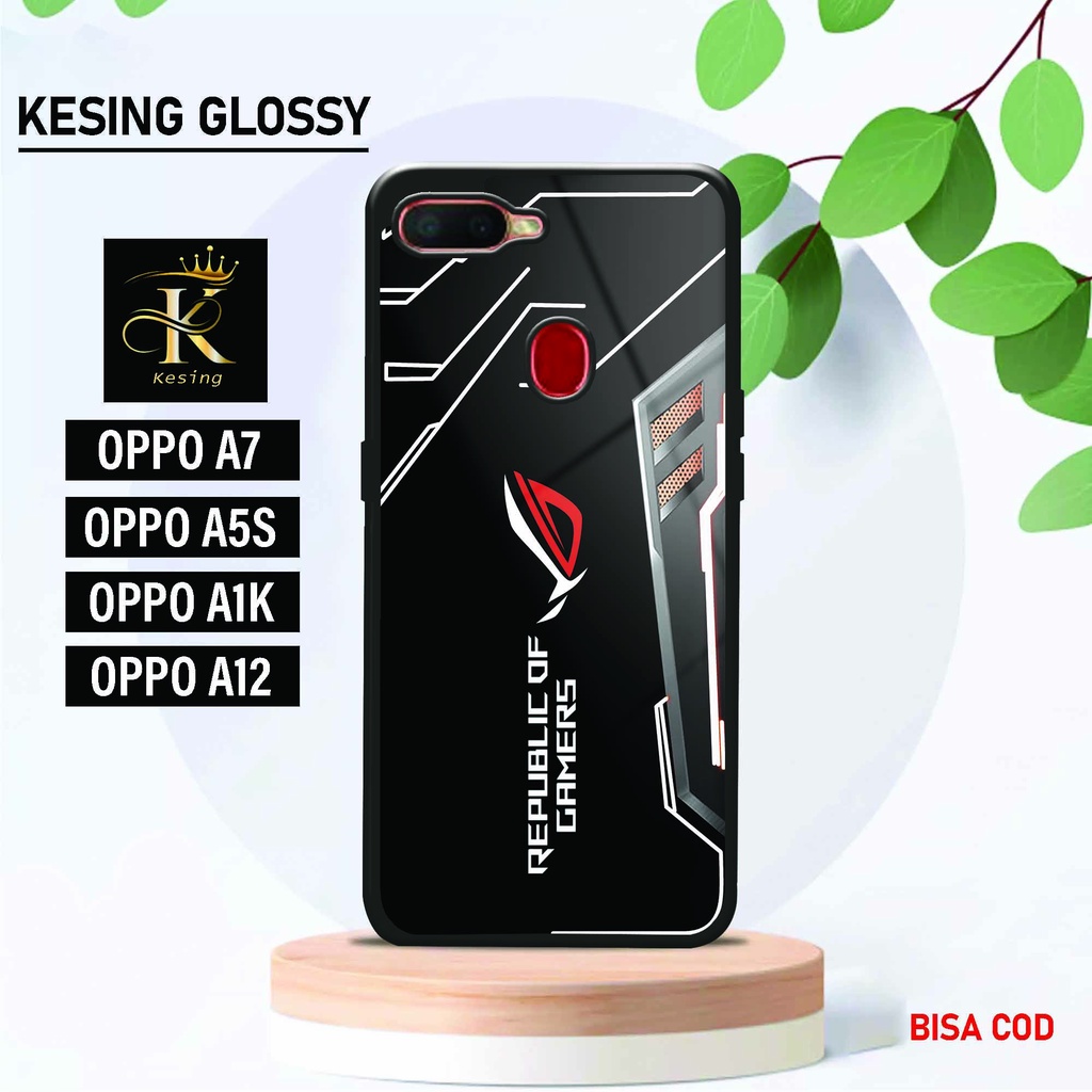 Case Oppo A5S / A7 / A11K / A12 - Pelindung Hp Oppo - Fashion Case Glossy - Case Pria - Case Wanita 