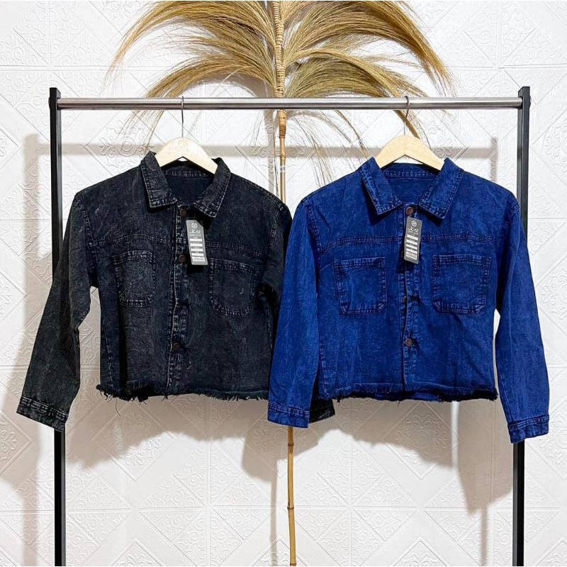 BAJU JAKET JEANS WANITA/JAKET CROP LEVIS WANITA