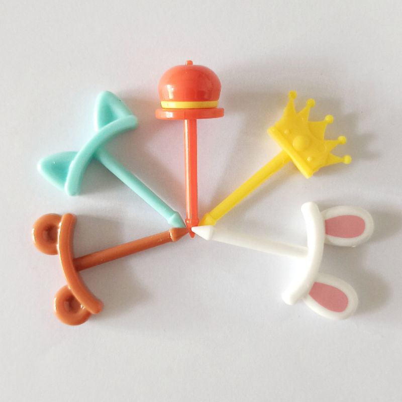 Food Pick Bento Tusukan Makanan Bando Telinga Topi