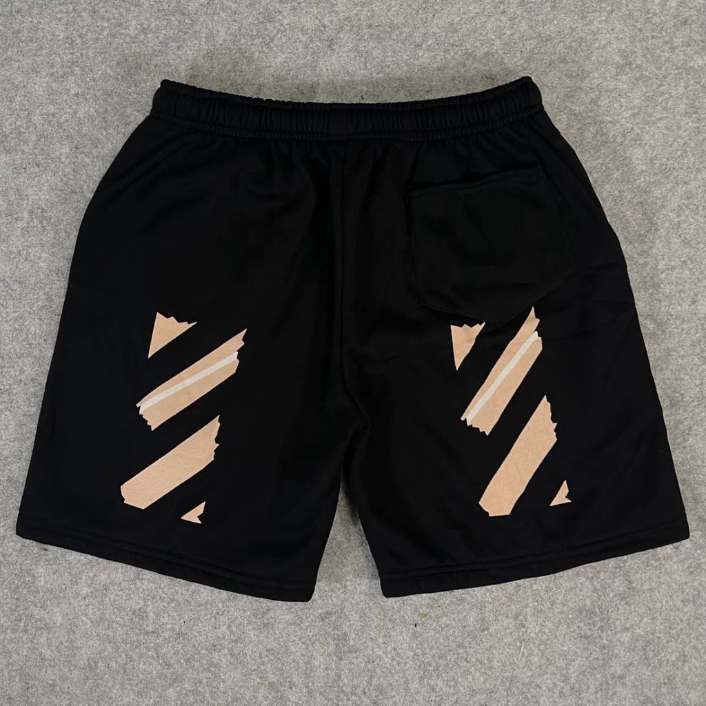 CELANA PENDEK PRIA OFF WHITE SHORT PANTS PREMIUM MIRROR