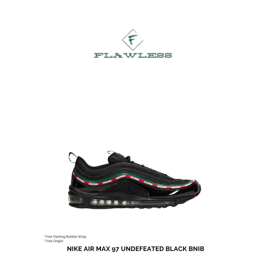 NIKE AIR MAX 97 UNDEFEATED BLACK BNIB