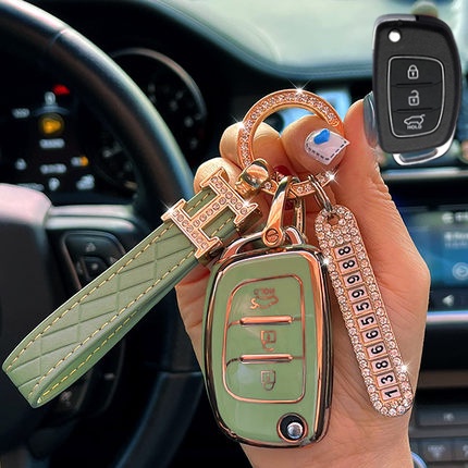 Case Kunci Mobil Bahan TPU Untuk Hyundai i10 Tucson Elantra Sonata Fe Creta ix25 ix35 ix45 i10 i20 i30 i40 Itra