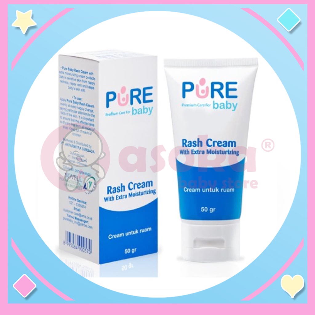 Pure Baby Rash Cream 50gr ASOKA