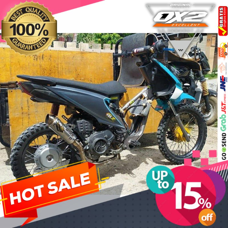 knalpot matic beat trail OX2 racing