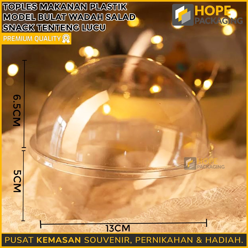 Toples bulat Souvenir Anak Takeaway unik Wadah Salad Snack Tenteng Lucu kue Cake ultah Kotak / Hampers Ulang tahun