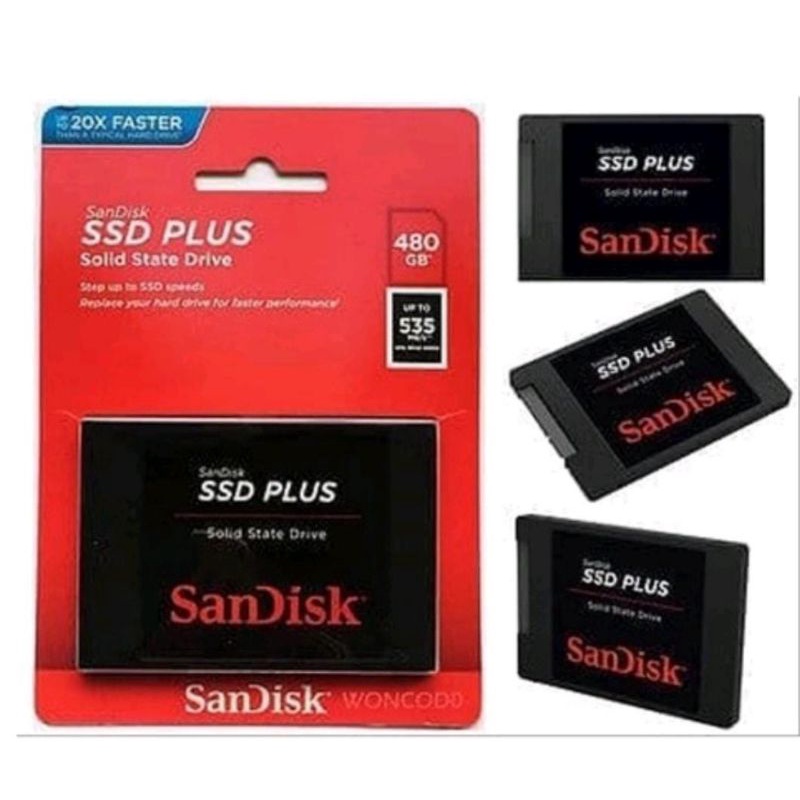SSD Plus 480GB SATA III SDSSDA 480G-G26 internal