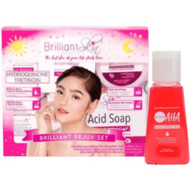 Aschosme Brilliant skincare Lengkap + Serum~ Cream Briliant