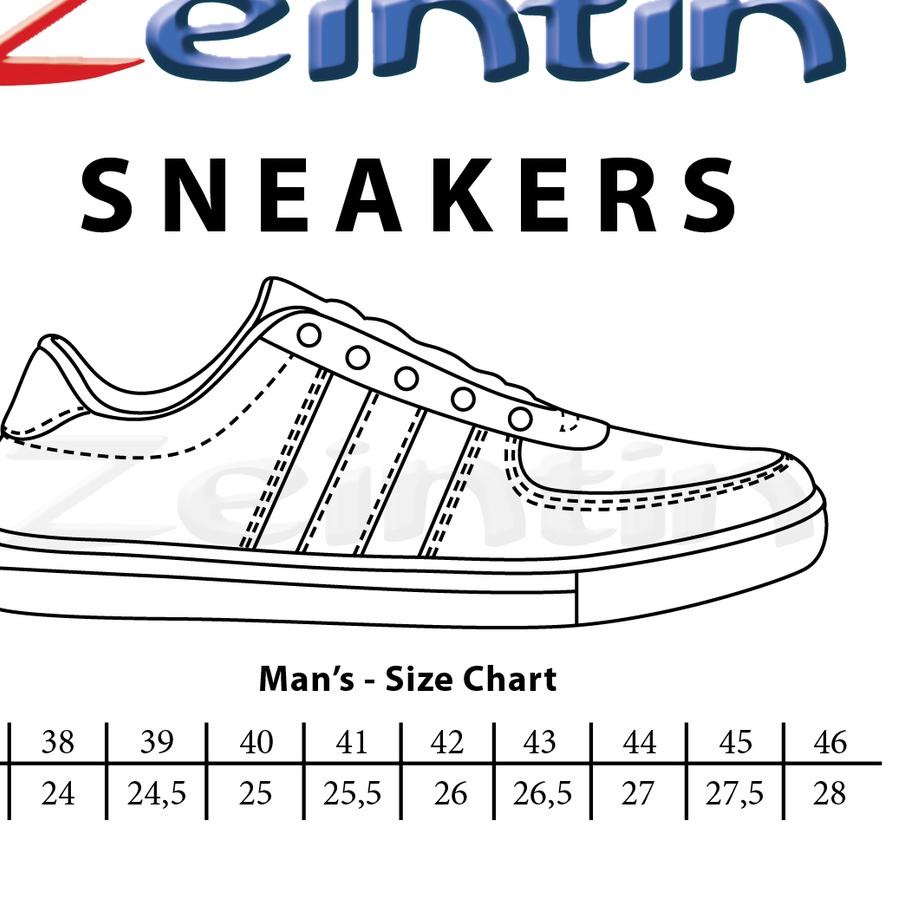 *Terlaku* Zeintin - Sepatu Sneakers Pria Sepatu Cats Pria Kekinian Sepatu Casual Pria Original Zeint