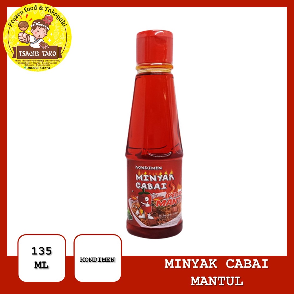 

PROMO Minyak Cabai Mantul / Chili Oil 135 ml