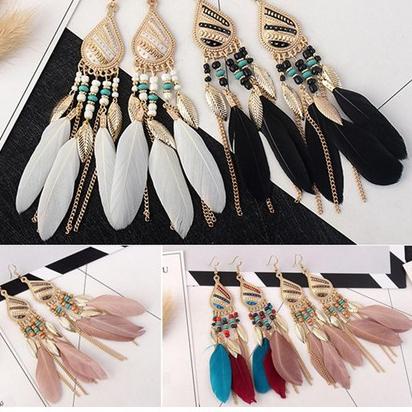 [WM1] ANTING JILBAB BULU, ANTING BOHEMIAN BULU, ANTING ETNIS [TWG.18Oc22в]