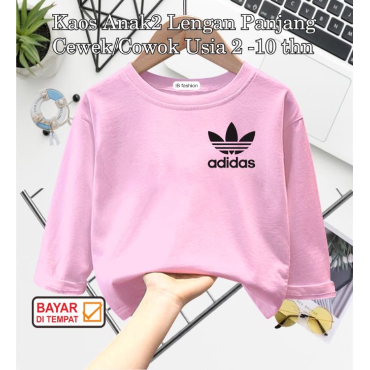 ((IB))KAOS ANAK UNISEX PANJANG/4D1D4S DIGITAL SABLON