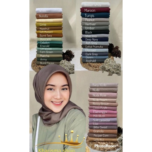 HIJAB PARIS PREMIUM SEGI EMPAT PARIS PREMIUM/SEGI EMPAT PARIS PREMIUM/SEGI EMPAT POLOS/PARIS PREMIUM
