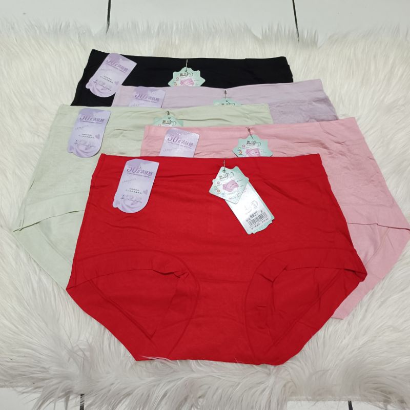 CELANA WANITA KATUN BAMBOO FIT TO XL-XXL / CD HIGH WAIST 6927/ BAHAN BABY SKIN