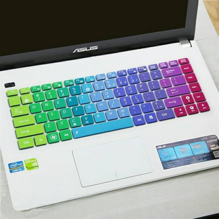 

Premium New Asus Keyboard Protecror Rainbow Colour