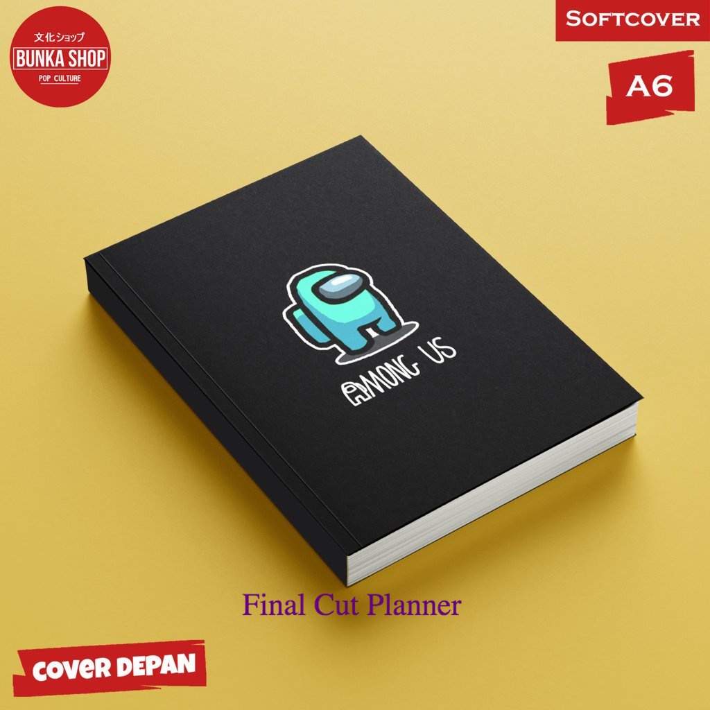 

Pocket Note Among Us Cyan Softcover A6 Bku Tulis Catatan Notes Agenda planner Jurnal .