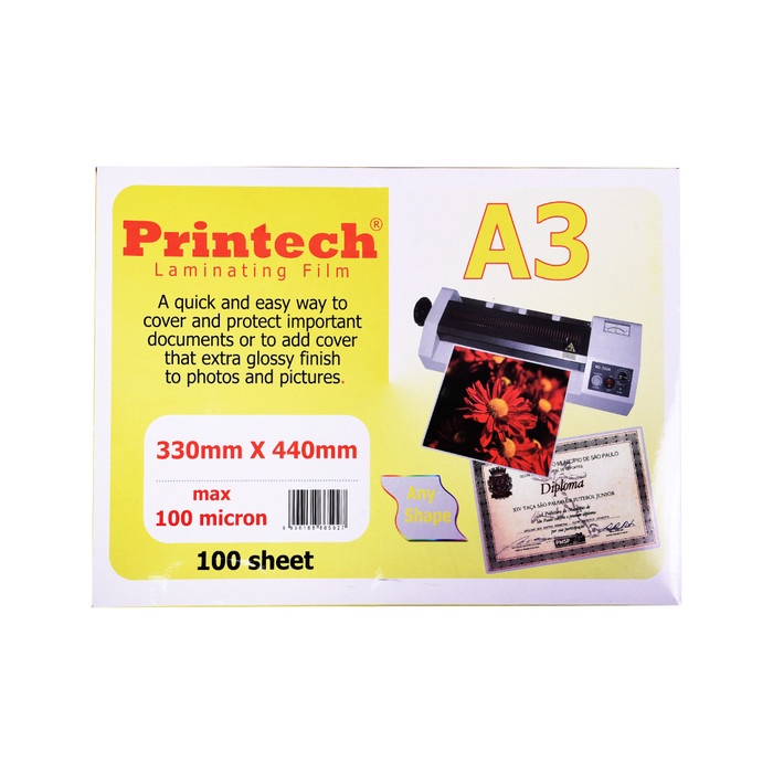 

Termurah Printech Laminating Film Pouch / Plastik Laminating A3 - 06001