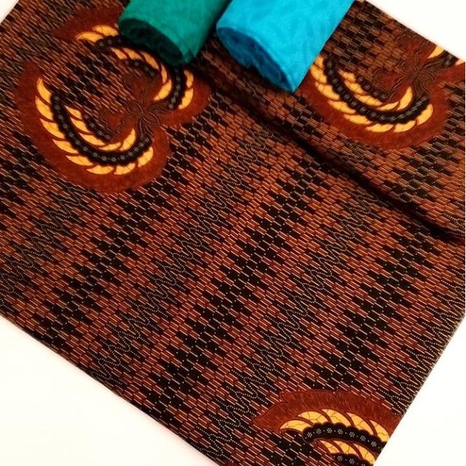 Kain Batik Pekalongan H. Santosa Asli Samping Kebat Tapih Jarik Jarit Panjang Printing Cap Cent Batu