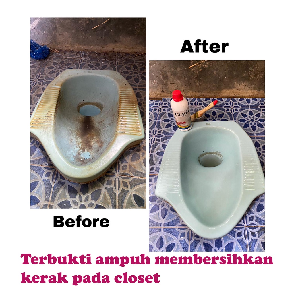 Pembersih kerak keramik kamar mandi &amp; Toilet extra ampuh CLEER 1000ML  pembersih porselen cleaner