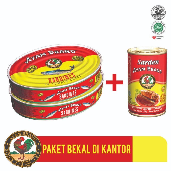 

Ikan Kaleng Paket Bekal Di Kantor Ayam Brand Kaleng Saus Tomat