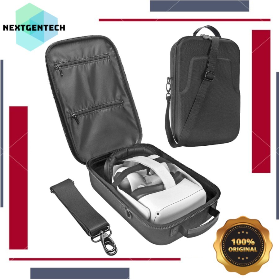 Esimen Storage Bag Oculus Quest 2 Carrying Case Tas Pelindung Quest 2 QSTBJD