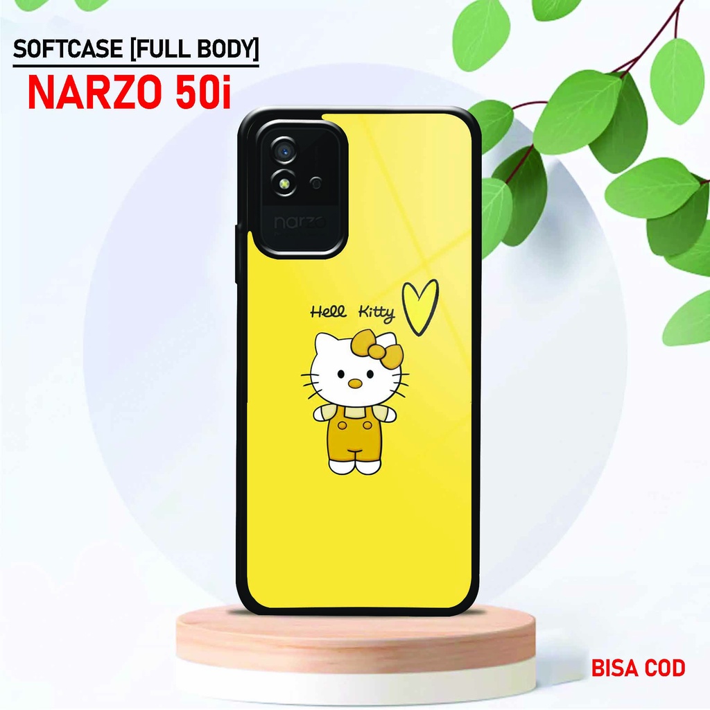 Softcase Glossy Realme Narzo 50i - Fashion Case [ UC 16 ] Realme Narzo 50i - Softcase Mengkilat Real