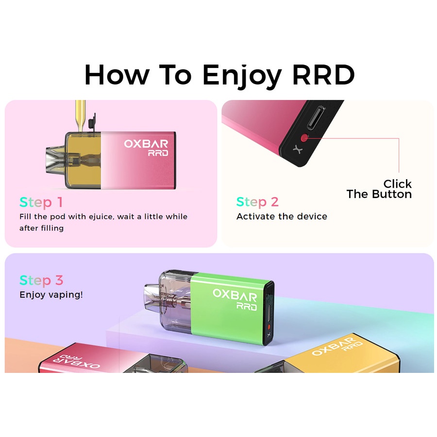 Oxva Oxbar RRD Pod by Oxva 100% Authentic - RRD Pod Oxbar