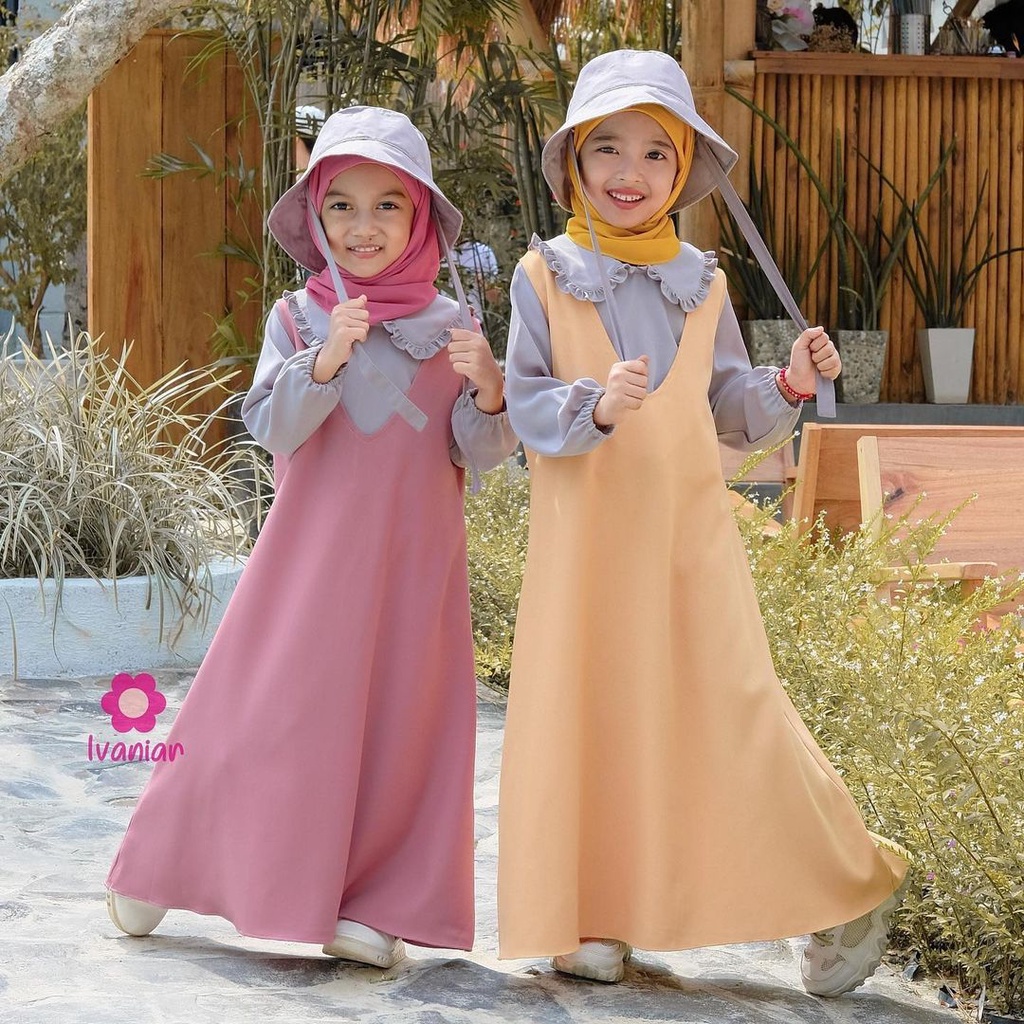 Promo DRESS ANAK (KALISYA )RENDA TILE (USIA2-5 TAHUN) TERLARIS/TERMURAH/GAMIS ANAK MURAH Elegan