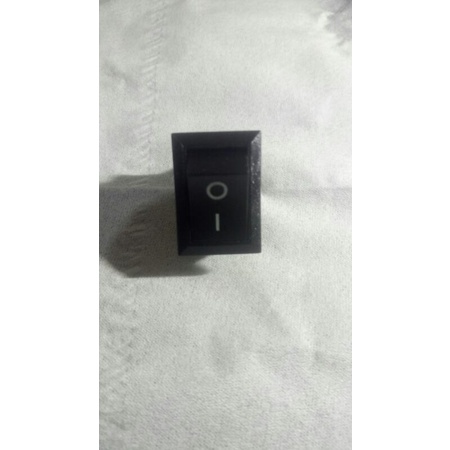 Saklar 21mm x 15mm / Rocker Switch 2pin / SWITCH KARAOKE On-Off 2 pin 2 kaki SAKLAR 2 Pin SWIT 20mm x 15mm