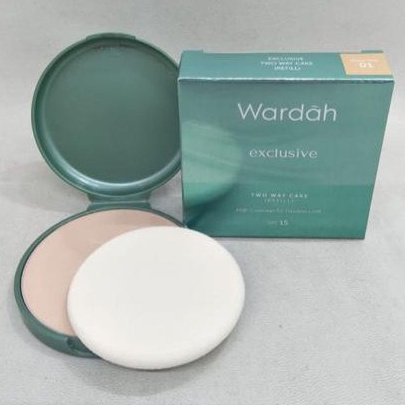 Wardah Refill Exclusive Two Way Cake -Bedak Dengan Tingkat Coverage Tinggi Yang Halus dan Tahan Lama Girlsneed77 Official Store BPOM Kosmetik Medan Cosmetics Beauty Skin Care