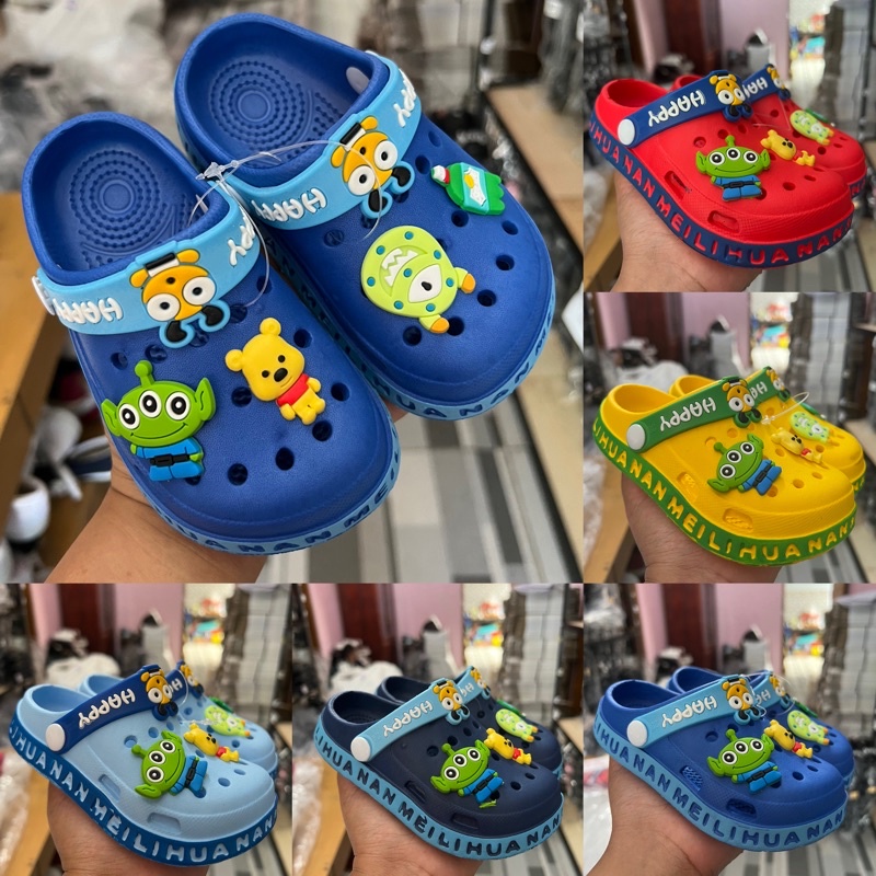 [ IMPORT ] Sandal Baim anak Kartun / Sandal Rumah Winnie The pooh