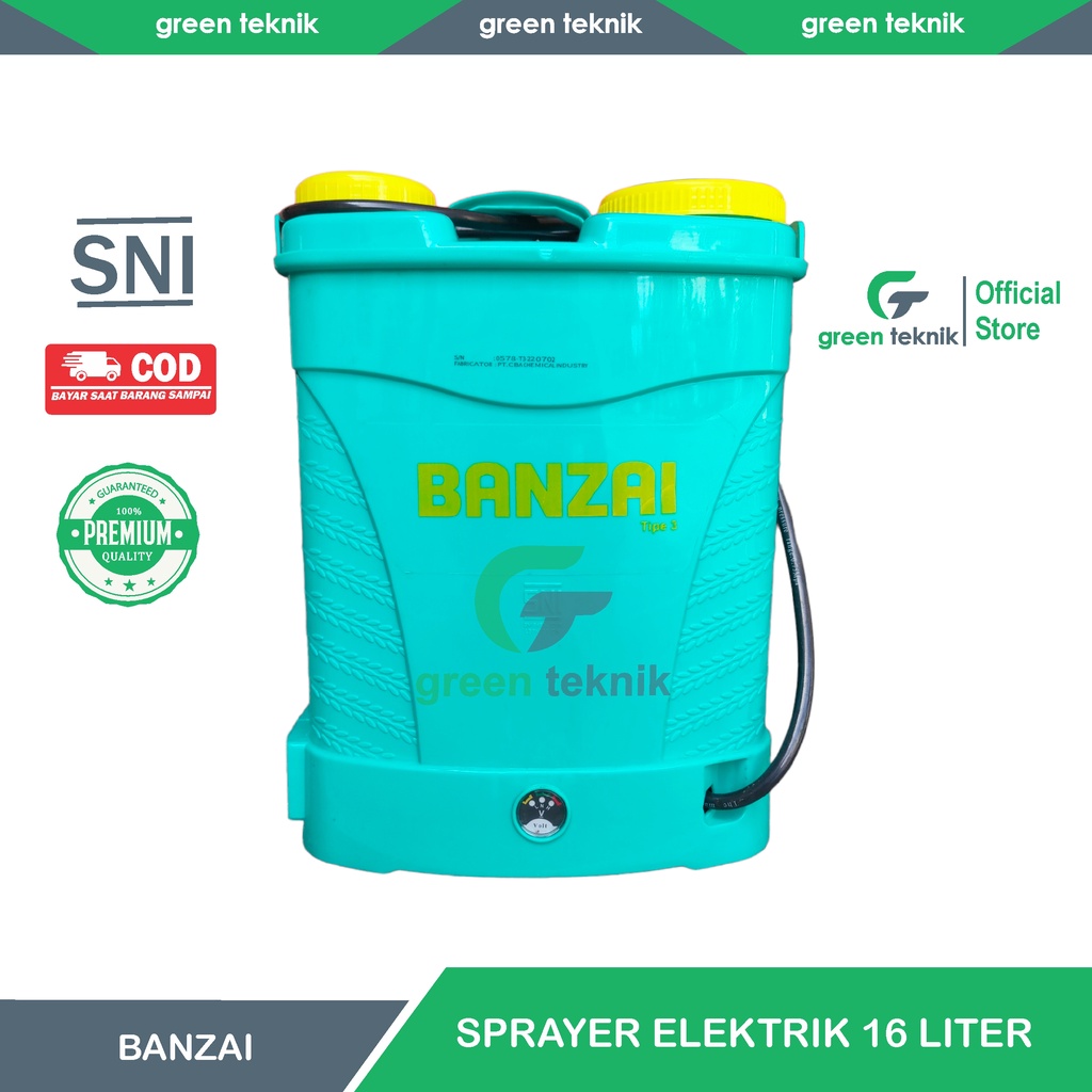 Jual Tangki Sprayer Elektrik Banzai Liter Sni Dari Cba Shopee