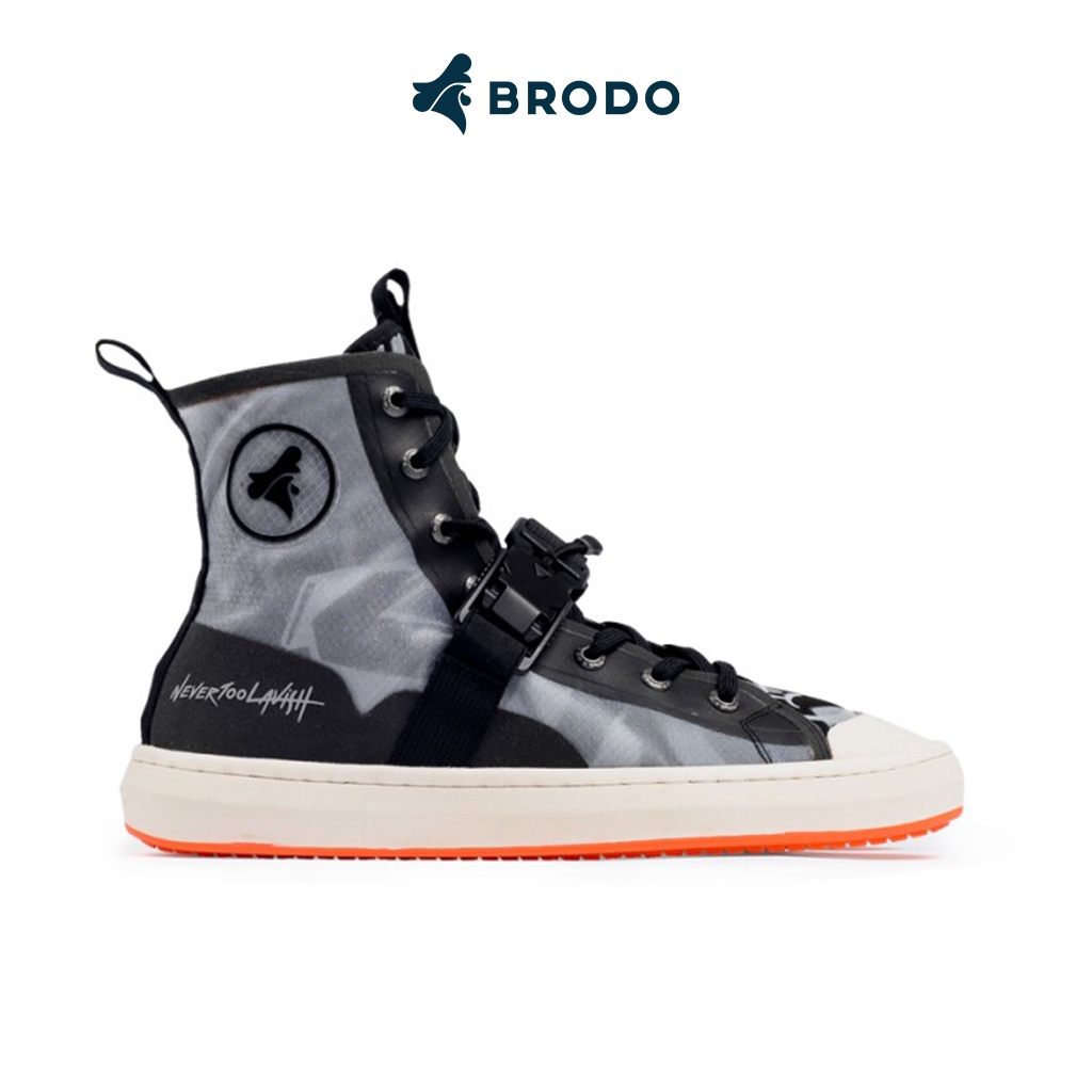 BRODO - Sneakers BRODO x NTL VTG V.2 Dystopia Black Orange