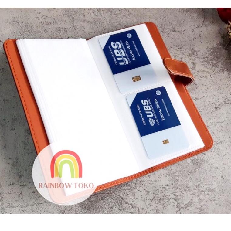 {KAZ.18Oc22w} Dompet Album Logam Mulia Antam 5 gram 1 gram 0,1 gram 0,5 gram Lotus Archi Certieye LM