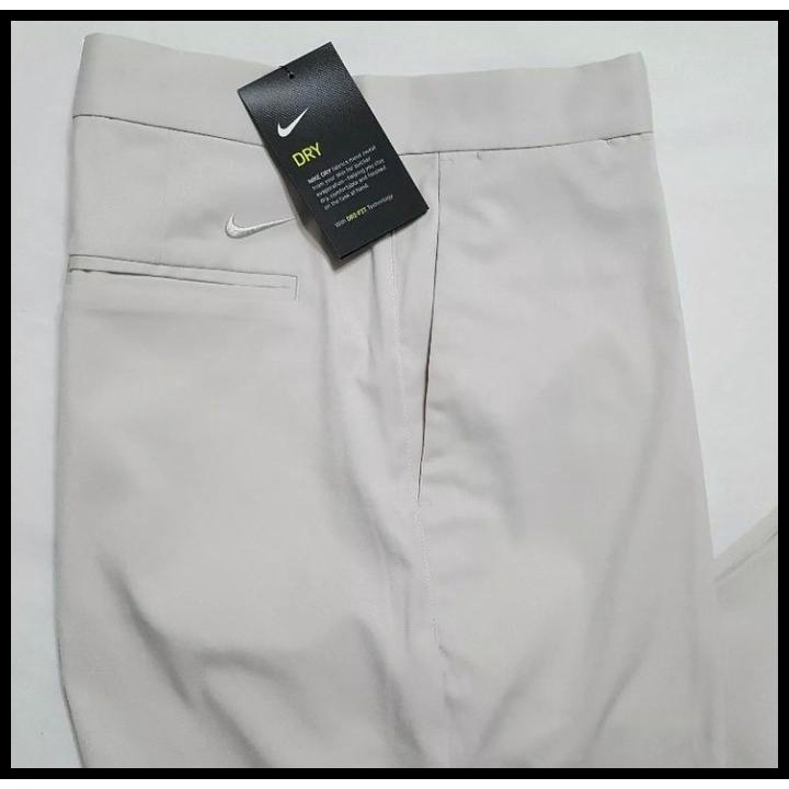 Sale Celana Golf Nike Golf Flex Dri Fit Trousers Beige New Stock