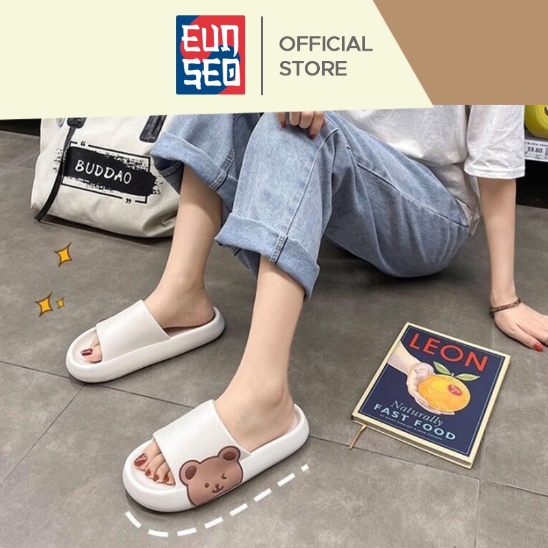 EUNSEO Sandal Wanita Karet Premium Anti Slip Tidak Licin Fashion Korea