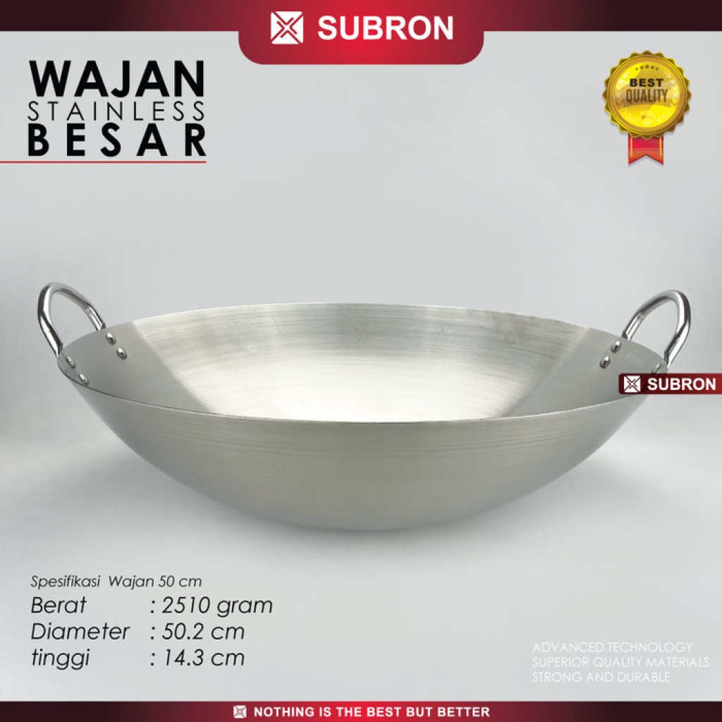 kuali wajan besar subron 50cm wok