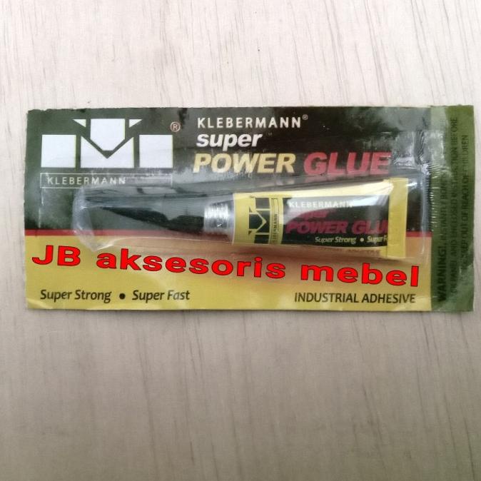 

@=@=@=@=] LEM SERBAGUNA 3gr KLEBERMANN / POWER GLUE SUPER REKAT 3ml KLEBERMAN