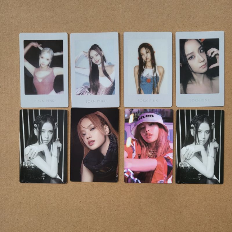 Photocard BLACKPINK BORN PINK POB YG Select (Rose, Lisa, Jisoo, Jennie)