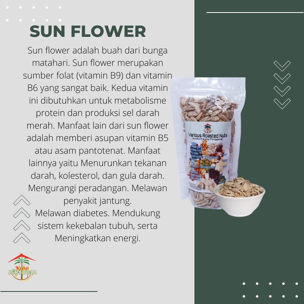 Sunflower Seed  100 gram/ biji bunga matahari