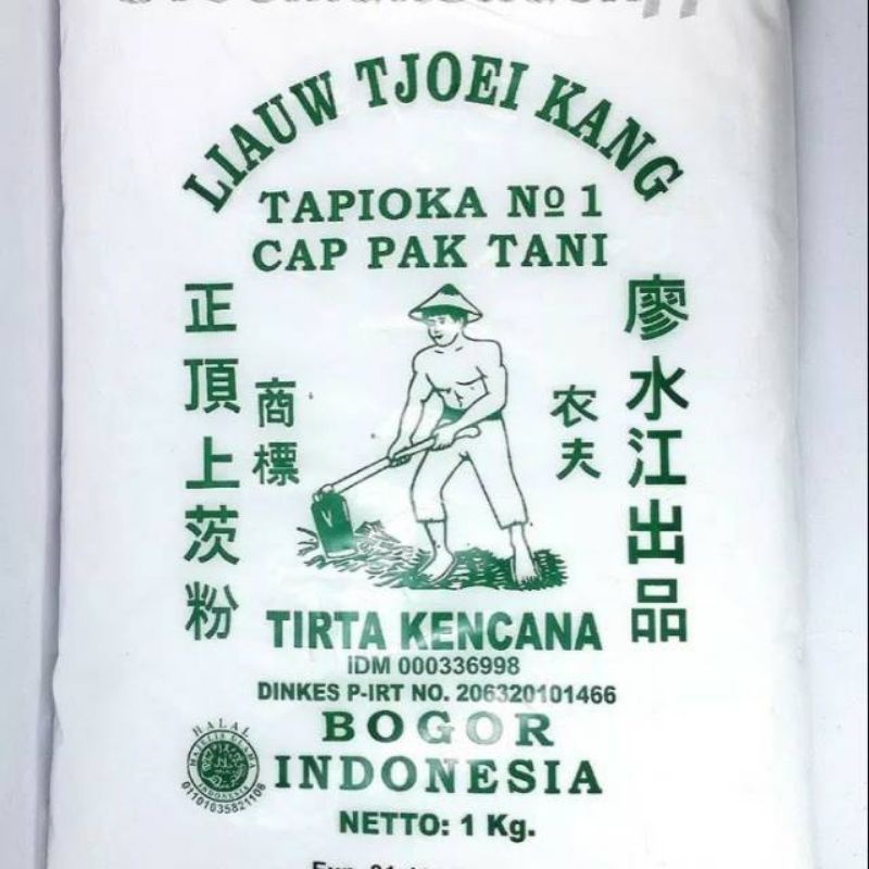 

TEPUNG TAPIOKA LIAU TJOEI KANG CAP PAK TANI / TEPUNG SAGU