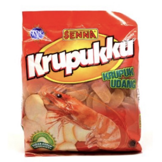 Jual Senna Kerupuk Udang Bawang Ikan Krupukku Crackers 500 Gr Shopee