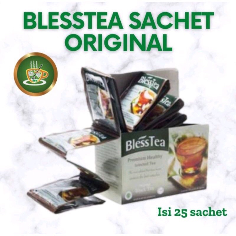 

BLESSTEA_TEH HITAM ORTHODOX_BLESSTEA SACHET(25 sachet@2gr)_TEH KESEHATAN