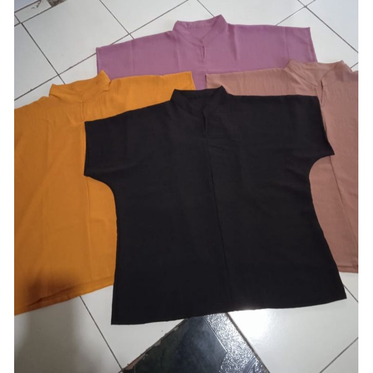 BLOUSE KERAH SHANGHAI/ ATASAN BLOUSE JUMBO/BAJU ATASAN WANITA  BIG SIZE XXL/ATASAN TERBARU  MURAH