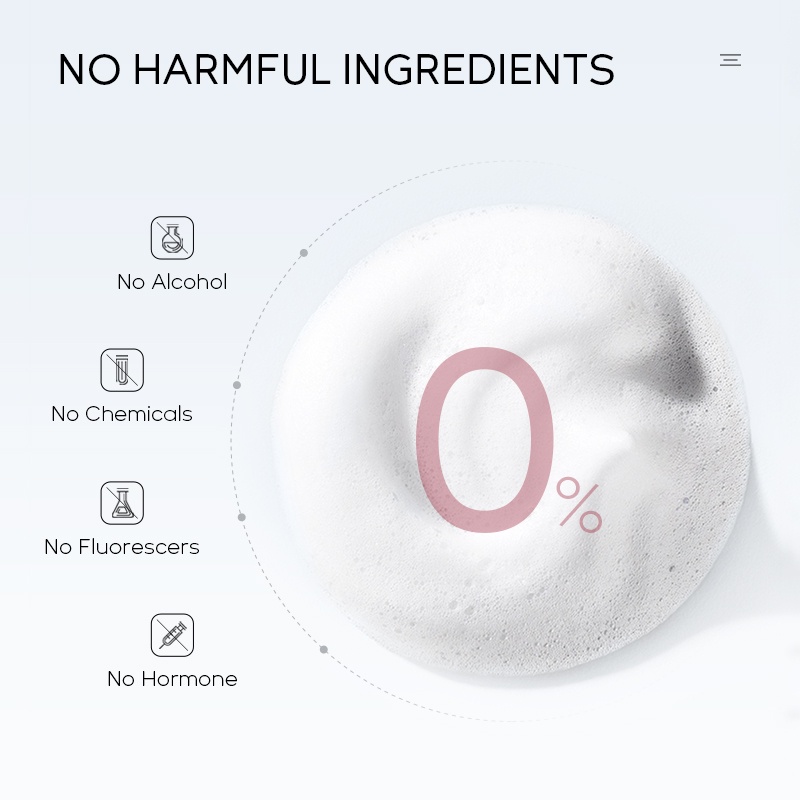 LAIKOU Foam Cleanser Niacinamide Memudarkan Bekas Jerawat Sabun Wajah Memutihkan 80g