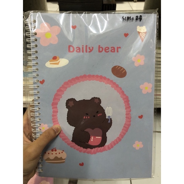 

note book spiral greebel 25cm x 18cm isi 80