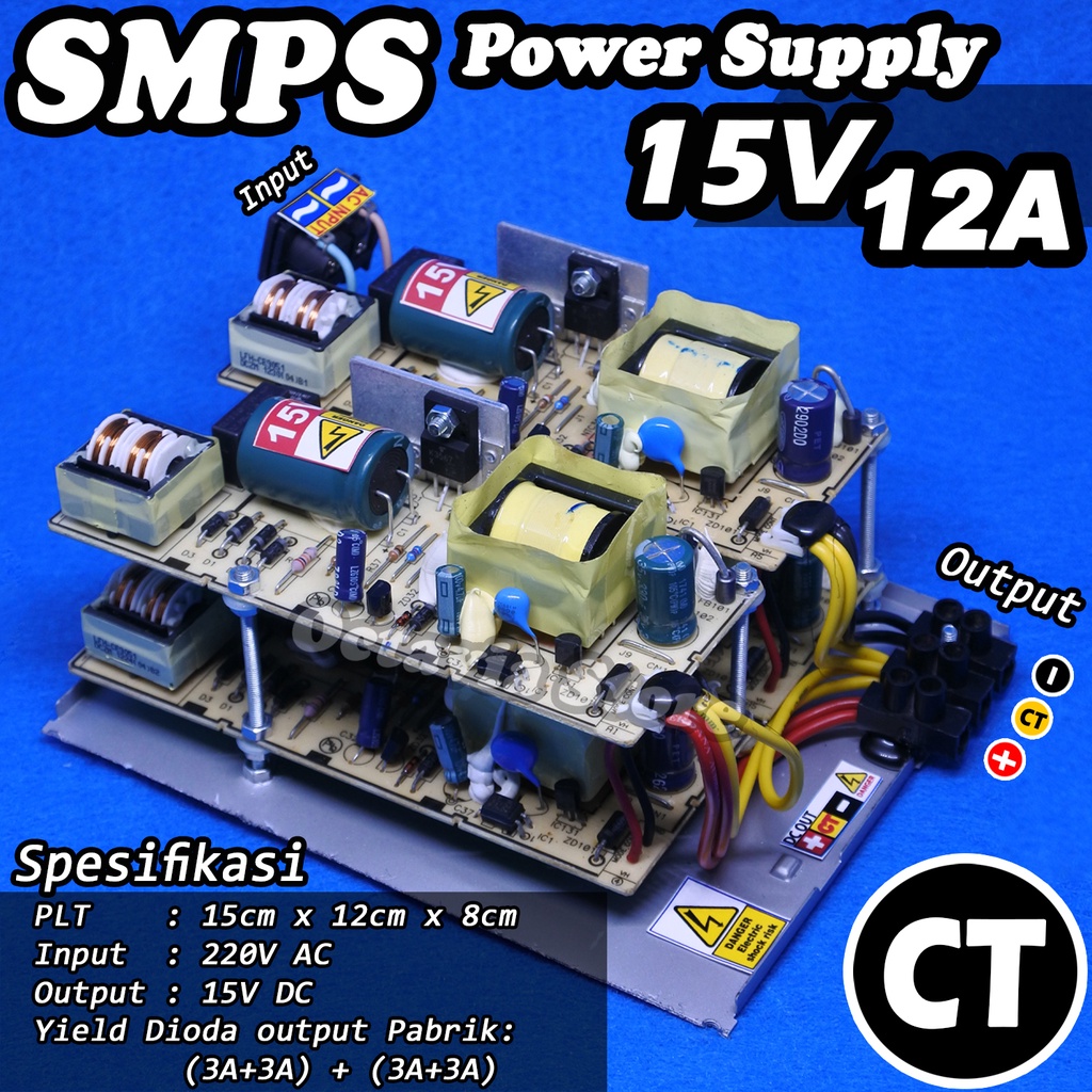 adaptor power supply SMPS 15V 24V 32V 39V 42V 45V 55V CT &amp; NON CT