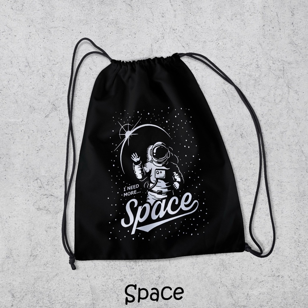 ZCO - Tas Serut Multifungsi Untuk Olahraga Sekolah Futsal Basket Berenang Tas Serut Stussy