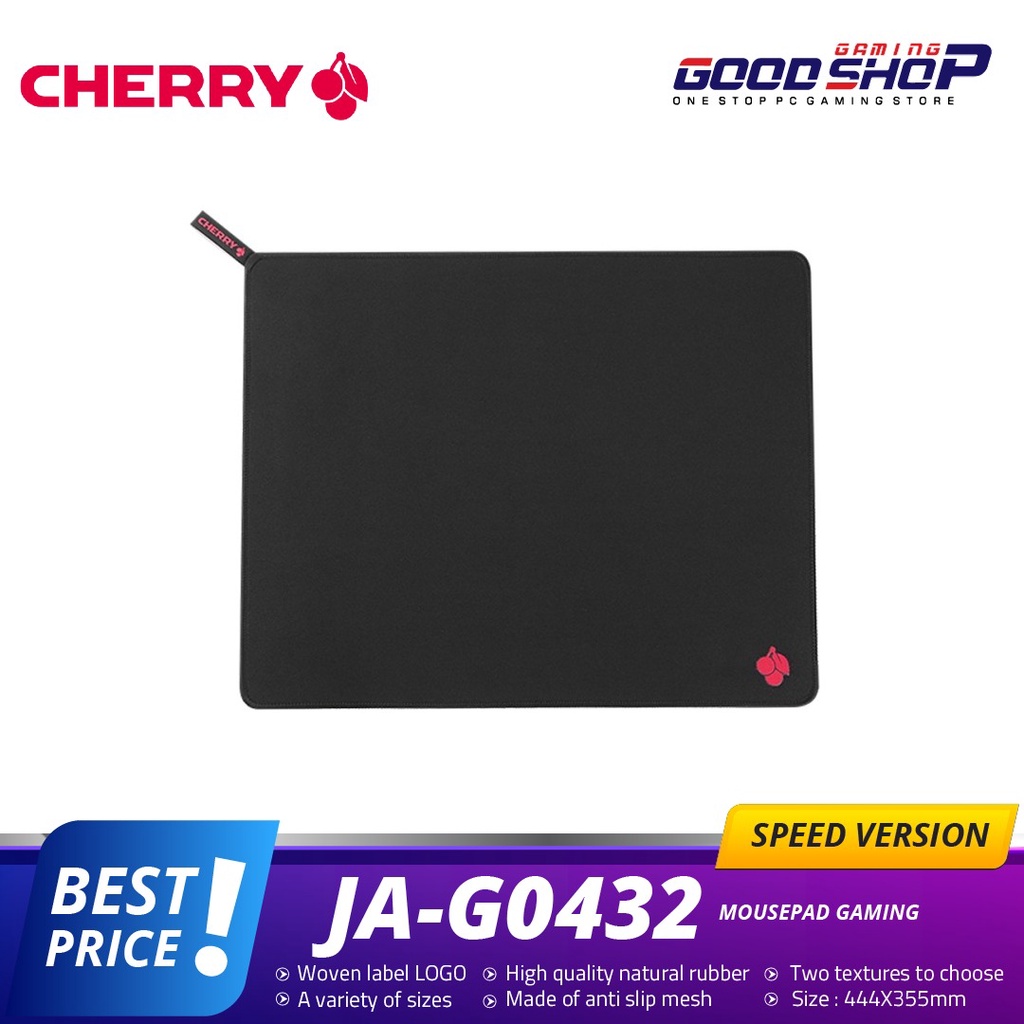 CHERRY Mousepad Speed Version Smooth 4mm size 444X355mm - JA-G0432