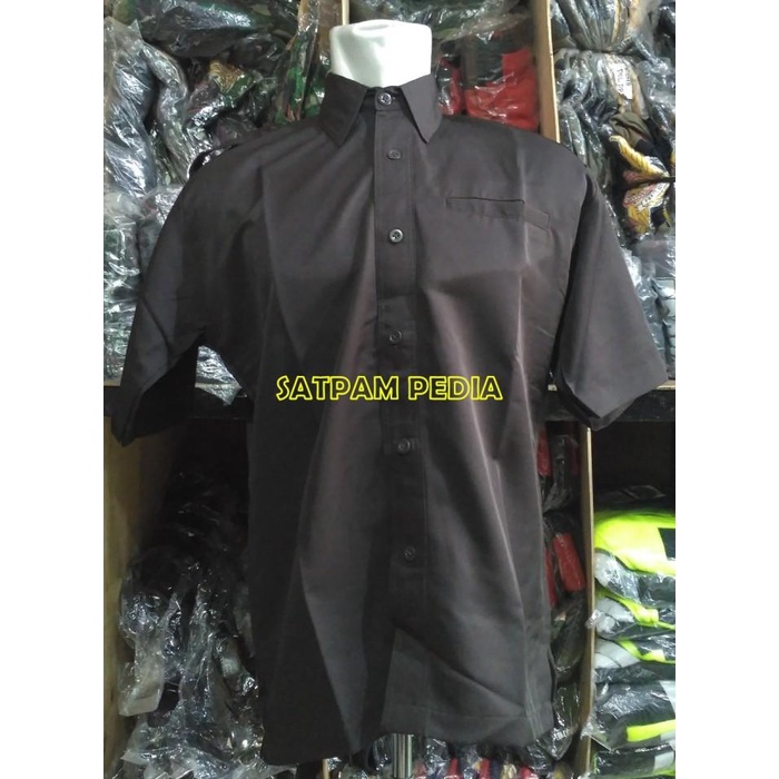 Seragam Security Seragam Psh Safari Coklat - Safari Psh Pendek