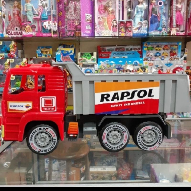 Mainan Truk Sampah Jumbo Dump Truck Dorong Manual KGP